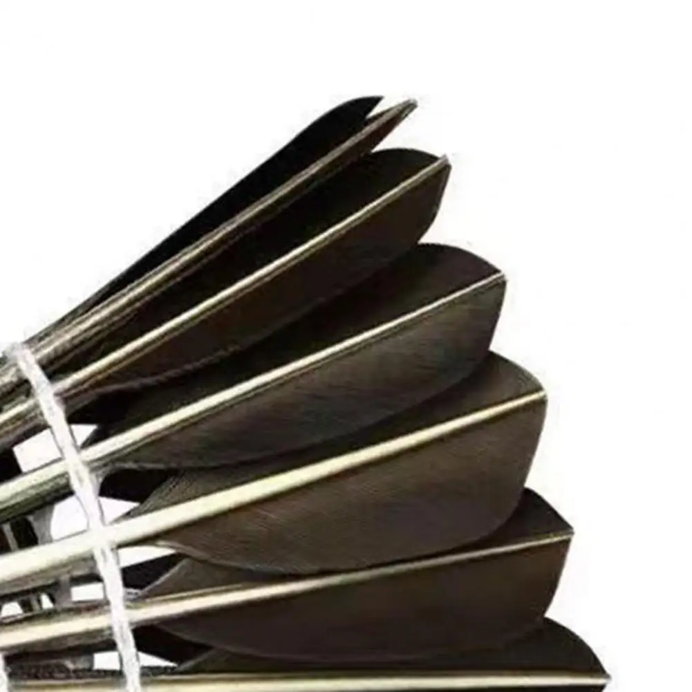 High-quality Badminton Shuttlecock Premium Duck Feather Birdie 3/6/12pcs Black Duck Feather Badminton Shuttlecocks High-speed