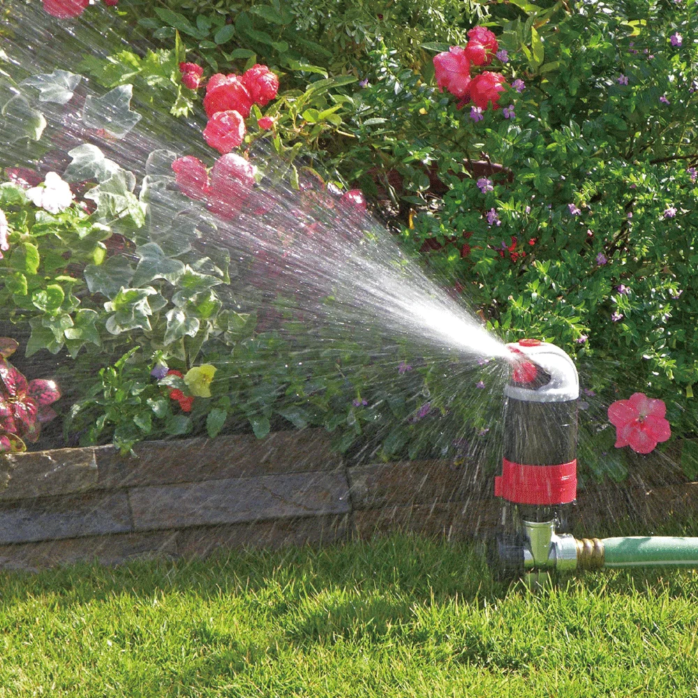 Sistema Automático De Irrigação De Jardim Cobertura De Água Ajustável, Aspersor De Gramado, Ferramentas De Jardim, Rotativa 360