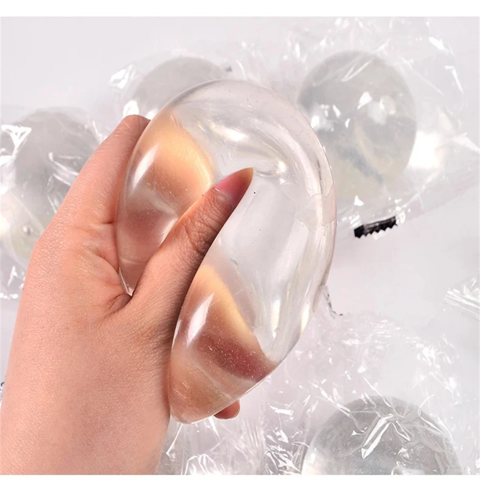 ลูกบอลน้ำเชื่อมมอลโตสใสแบบใหม่ บีบเล่นช้าๆ คลายเครียด ของเล่นสำหรับเด็กและผู้ใหญ่ ของขวัญบีบคลายเครียด