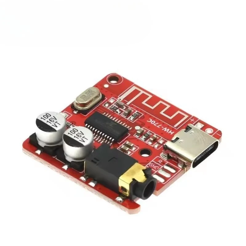 MP3 Module DIY Bluetooth 5.0 Audio Receiver Board Lossless MP3 Decoder, Wireless Stereo Music Module for Car/Home (3.7-5V Input)