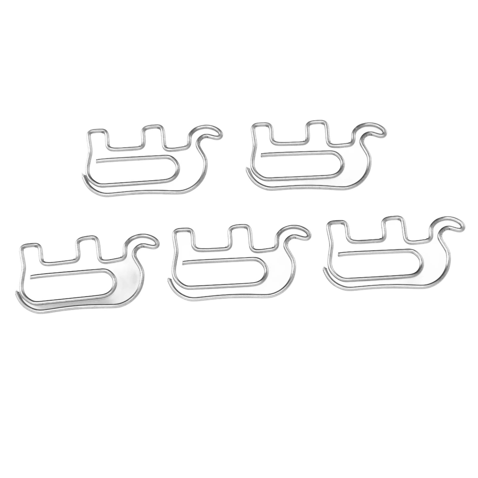 Clearance Deal 100 Pcs Shaped Paper Clips Decorative Paper Clip Elephant Shape Office Clips Document File Classification Tools
