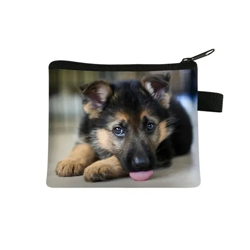 2025 New German Shepherd / Husky Dog Print Coin Purse Women Wallet Girls Clutch Money Holder Bag Zipper Pouch Cute Coin Bags #3