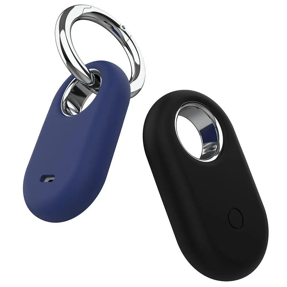 Silicone Cover for Samsung Galaxy SmartTag2 Locator Case Pet Waterproof Protective Cover Anti-lost Keychain Protect Sleeve