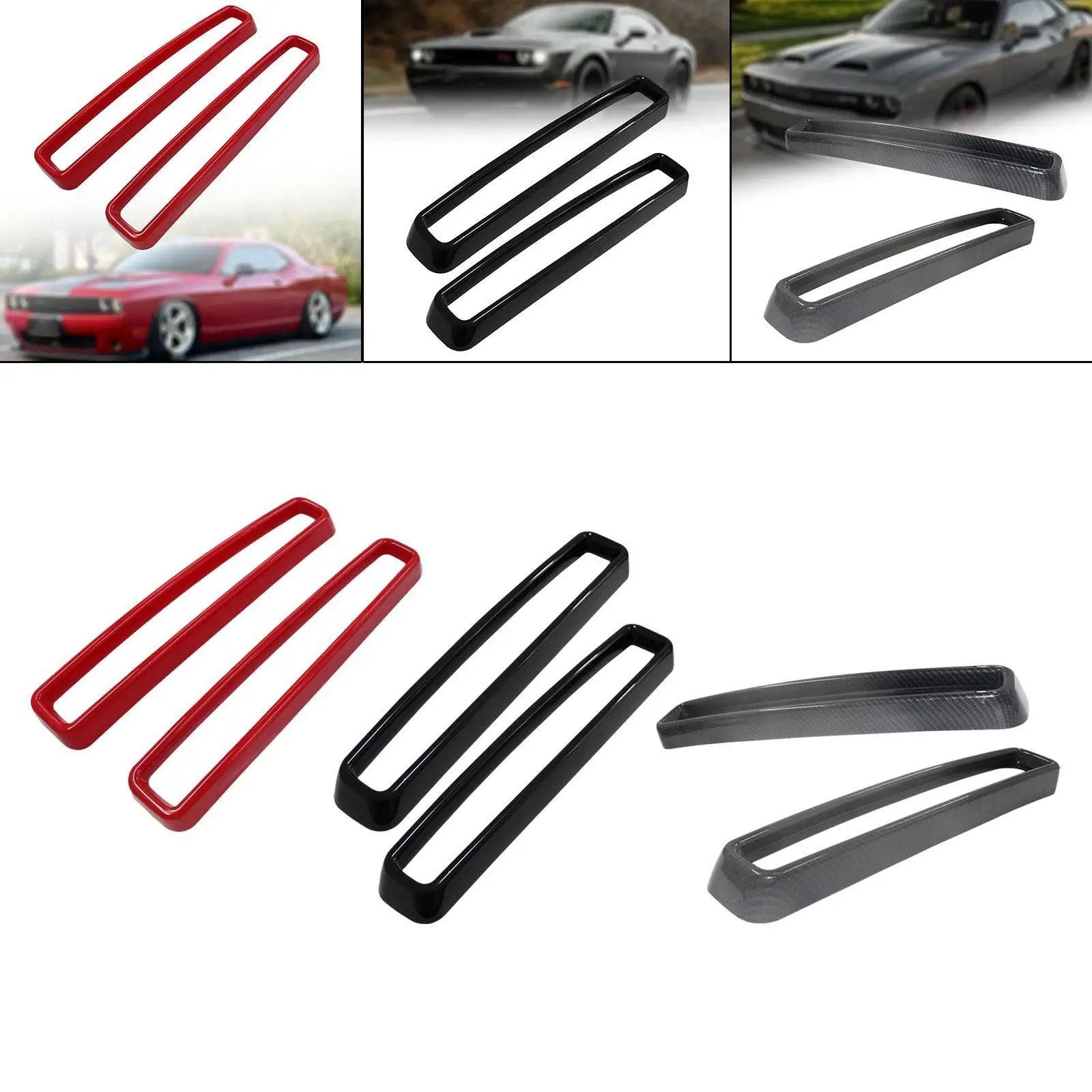 2x شبكة أمامية موثوقة وسهلة التركيب لشبكة المبرد لتشالنجر #3