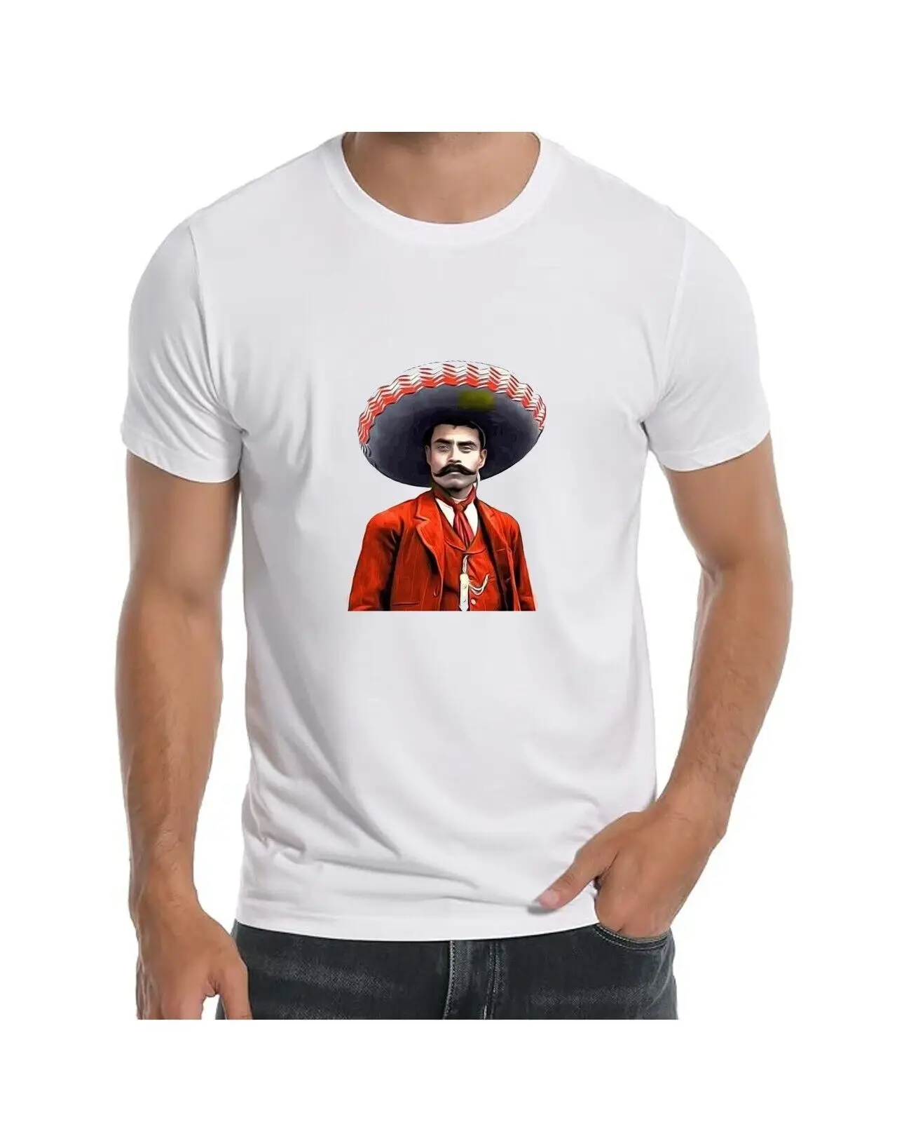 Emiliano Zapata Salazar Mexican Revolutionary t shirt for Men Apparel