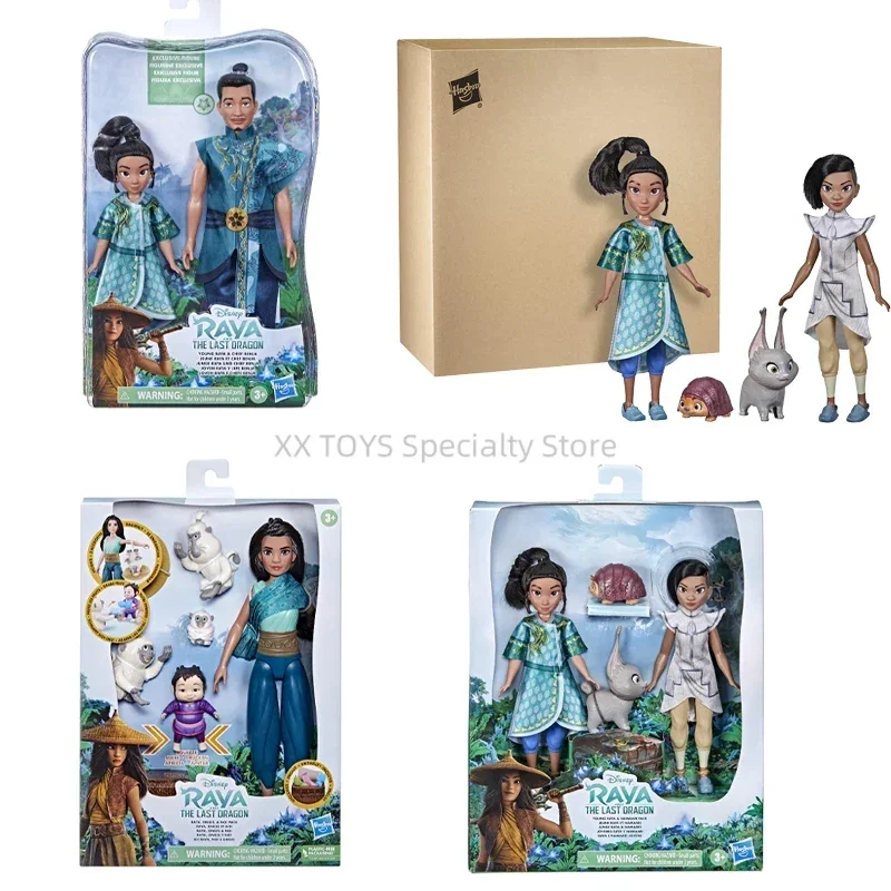 Disney Raya y el último dragón joven Raya y jefe Benja figura exclusiva joven Raya y Namaari paquete muñecas de moda juguetes para niños