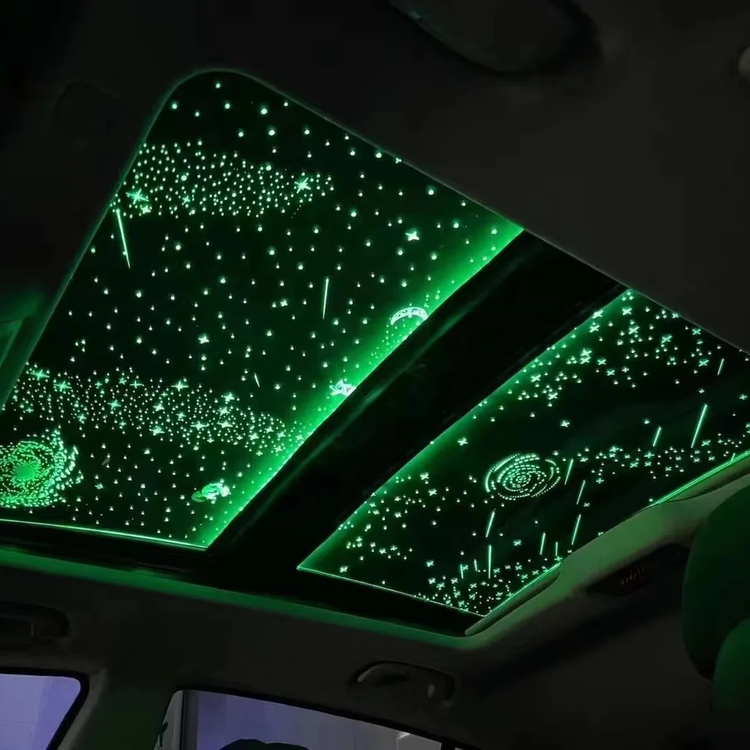 

AA AutoSparkling Starry Sky Galaxy Car Sunroof Film Romantic Movie Atmosphere LED Lighting Car Sunroof Starry Sky Film