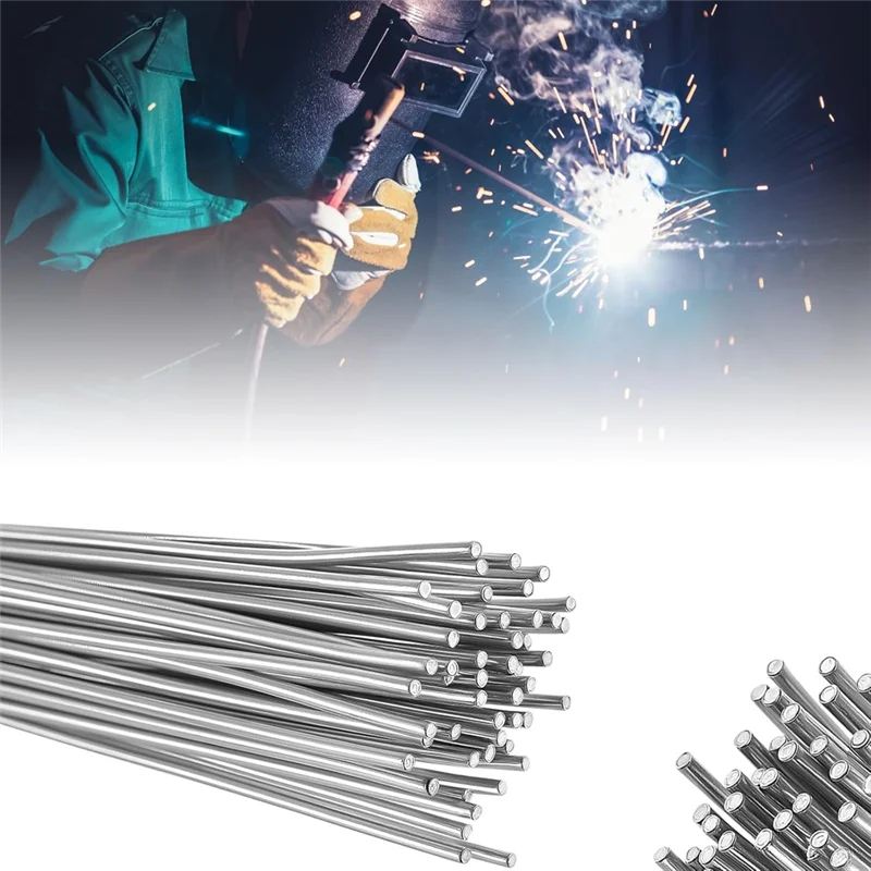 ABZL – ensemble de baguettes de brasage en aluminium, 50 bâtons de soudage basse température 1/16 "X 13", outils pour tuyaux de soudure pour toutes les Positions
