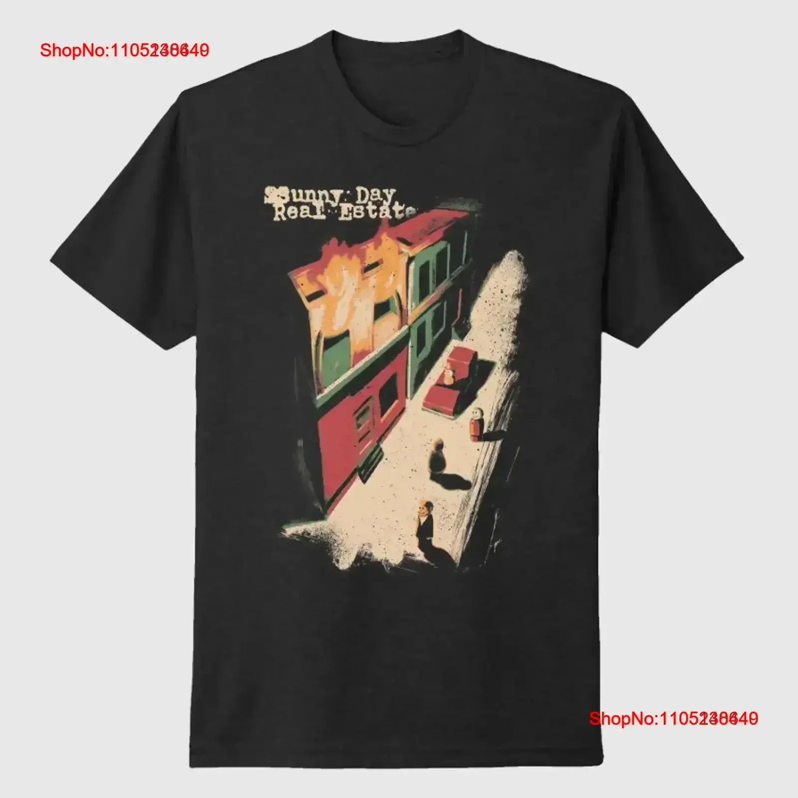 Sunny Day Real Estate Burning Building T Shirt Full Size S To 5XL UU1166 vintage Washed Versatile graphic streetwear vintage