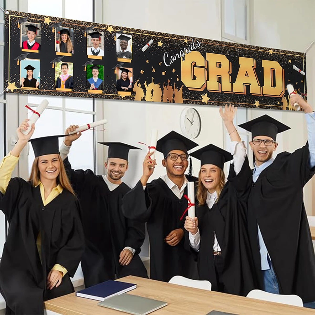 

Graduation Banner DIY Photo Props Graduation Party Booth Props Graduation Grad Photo Decor Graduation Party Decoration 2024