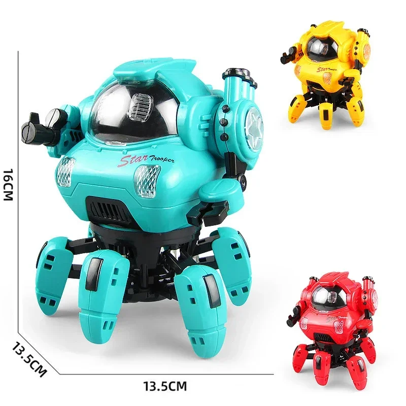 Fun Electric Dance Music Light Walk Doll Robot Toy for Children Kid Boy Girl Baby Toddler 7 8 9 12 Months 1 3 5 2 To 4 Years Old