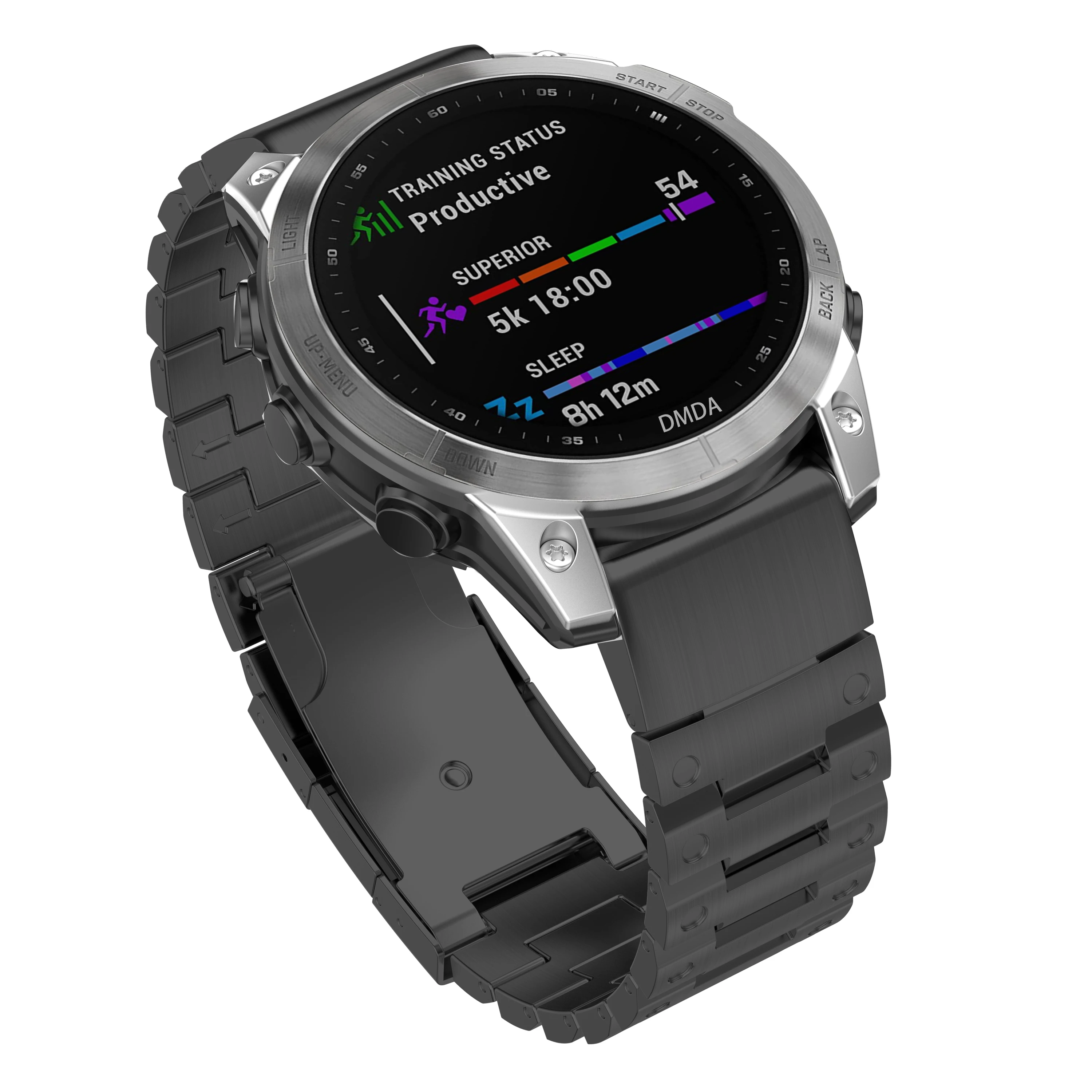 

Ремешок для часов Garmin Fenix 7X 6X 5X 3 GPS Pro puls Sapphire hr, металлический, нержавеющая сталь, 22 мм, 26 мм