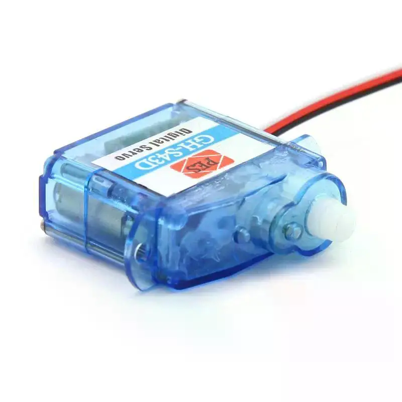 Micro Digital Servo Modelagem Acessórios, 0.8kg.cm, 90 °, 3.6-4.8V, apto para carros RC, barcos, robô, avião, helicóptero, 4.3g