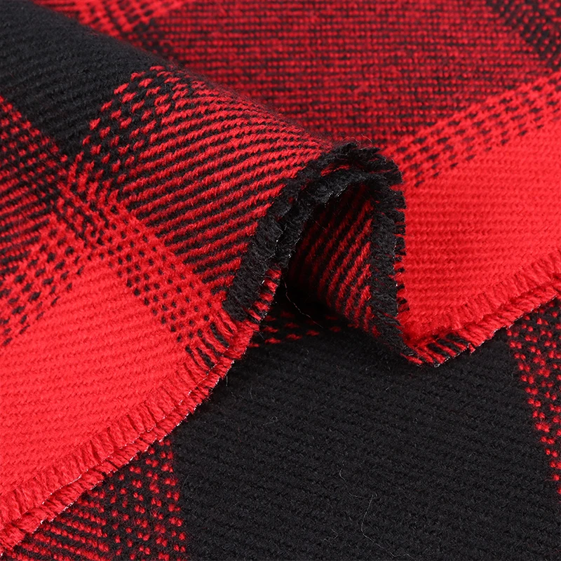 2023 Cashmere Men Women Plaid Scarf Winter Pashmina Shawl And Wrap Unisex Thick Foulard Lady Tassel Warm Scarves Bufanda Stole