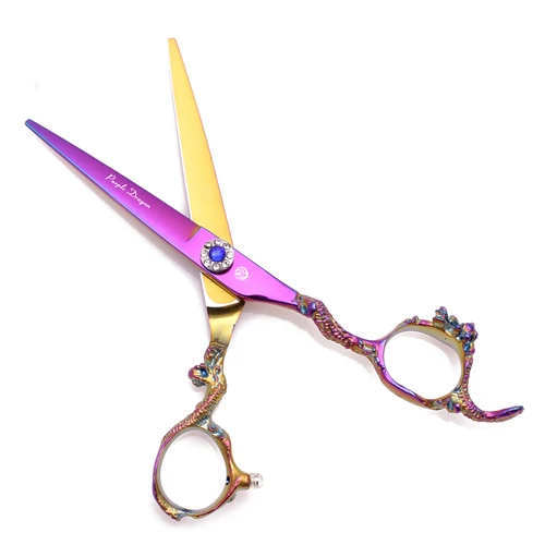 Imagen 2 del producto Tijeras profesionales 5,5 ""6"" tijeras de corte de pelo inoxidable tijeras de peluquería tijeras de adelgazamiento Dropshipping Z9003