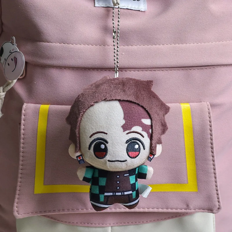 12cm Niedliche Anime Demon Slayer Tomioka Giyu Kamado Tanjirou Kamado Nezuko Agatsuma Zenitsu Shinazugawa Genya Plüschtier Puppe Geschenk – Detail 2