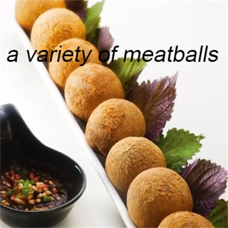 

Ручной пресс для фрикаделек из свинины, овощей и рыбы, экструдер для мясных шариков из нержавеющей стали