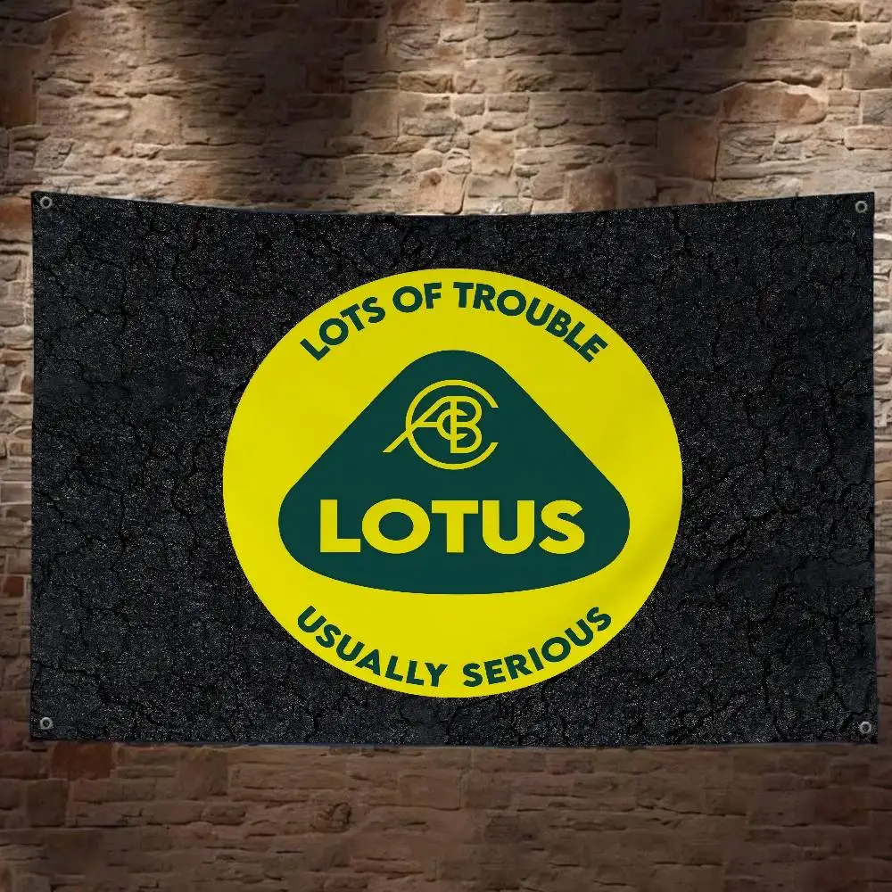 Lotus Caterhams Racing Team Car Family Gatherings Outdoor Atmosphere Flags Camping Decorations Banners