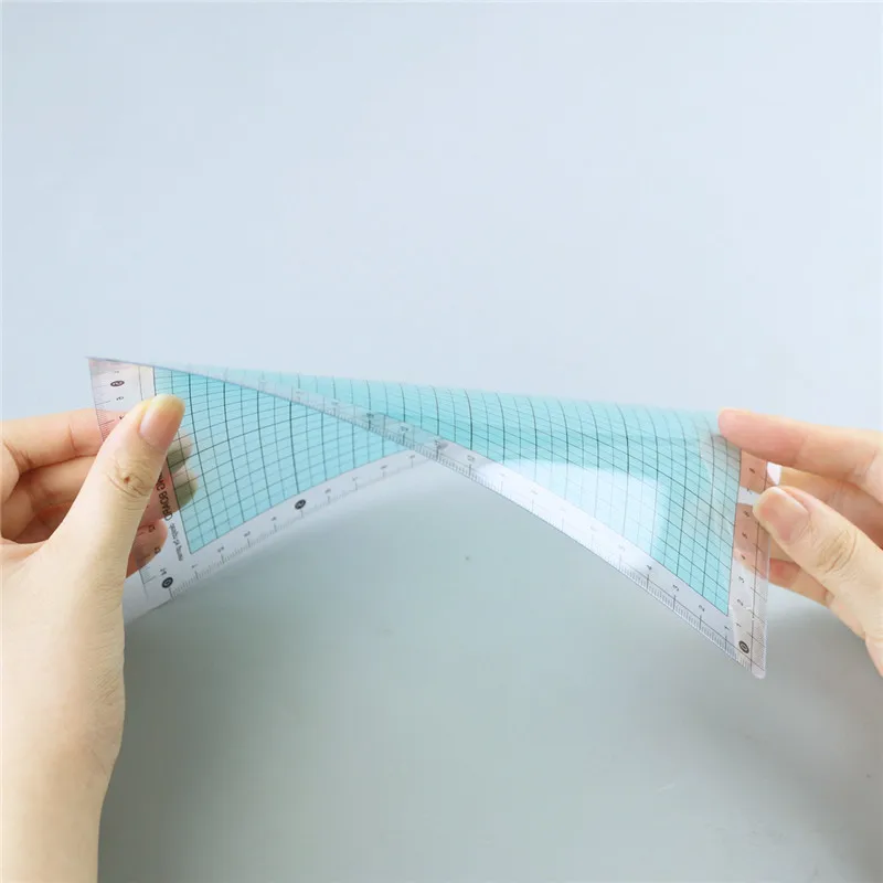 Multifunctional Ruler Board Students Painting Writing Desk Pad A4 Scale Measuring Ruler Large 30cm Plate 5mm Square 1cm