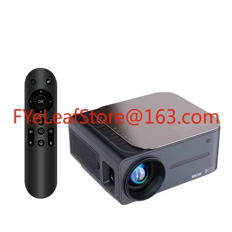 Projector 1080P high definition M8 Smart LCD Movie Projector Android 9 BT Wifi High 400 A si Lumens 8k Mini Portable Home