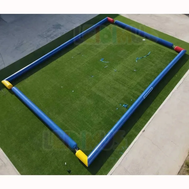 Inflatable 3v3 Football Pitch Hot Sale 3v3 Soccer Field Commercial Air Pitch 3v3 (15x10M / 49x33FT) for Kids Party