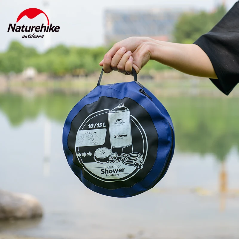 

Naturehike Outdoor Portable Non-solar Pressure Shower Water Bag Camp Shower Car Washer