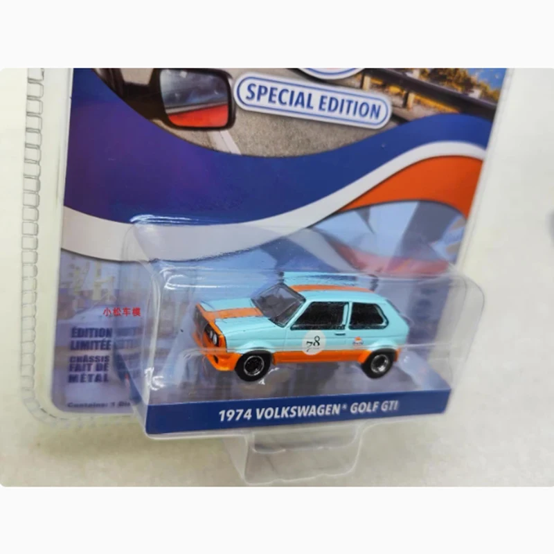 Greenlight 1:64 Skala 1974 1980 VW Golf GTI Alloy Car Model Collection Wyświetlacz Zabawka Prezenty Pamiątki