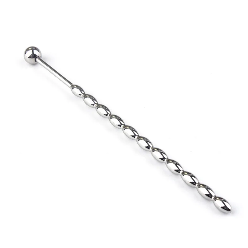 Male Stainless Steel Urethral Plug Urethral Dil Sounding Penis Plug Urethra Stimulate Dilator Masturbation Rod Sex Toys For Men