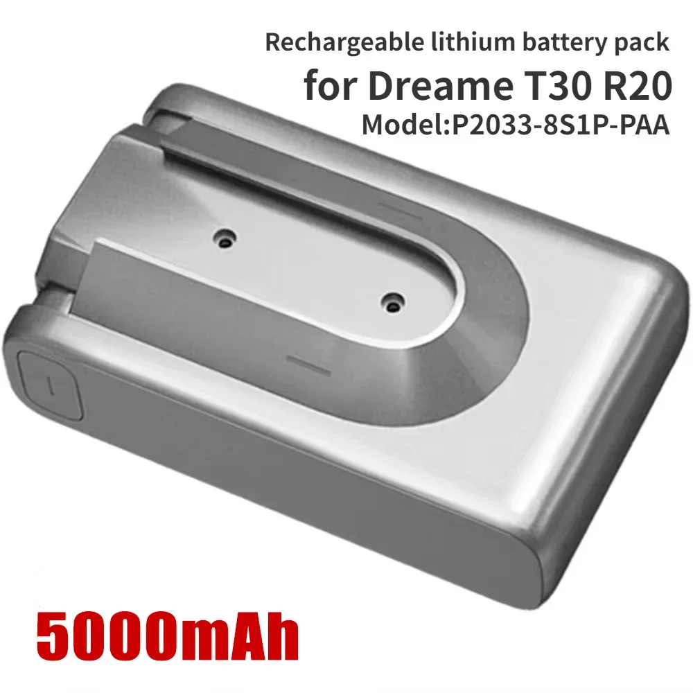 

Original 5000mAh Replacement Battery for Dreame T30 R20 Cordless Vacuum Cleaner Rechargeable Removable Cordless Extra Battery