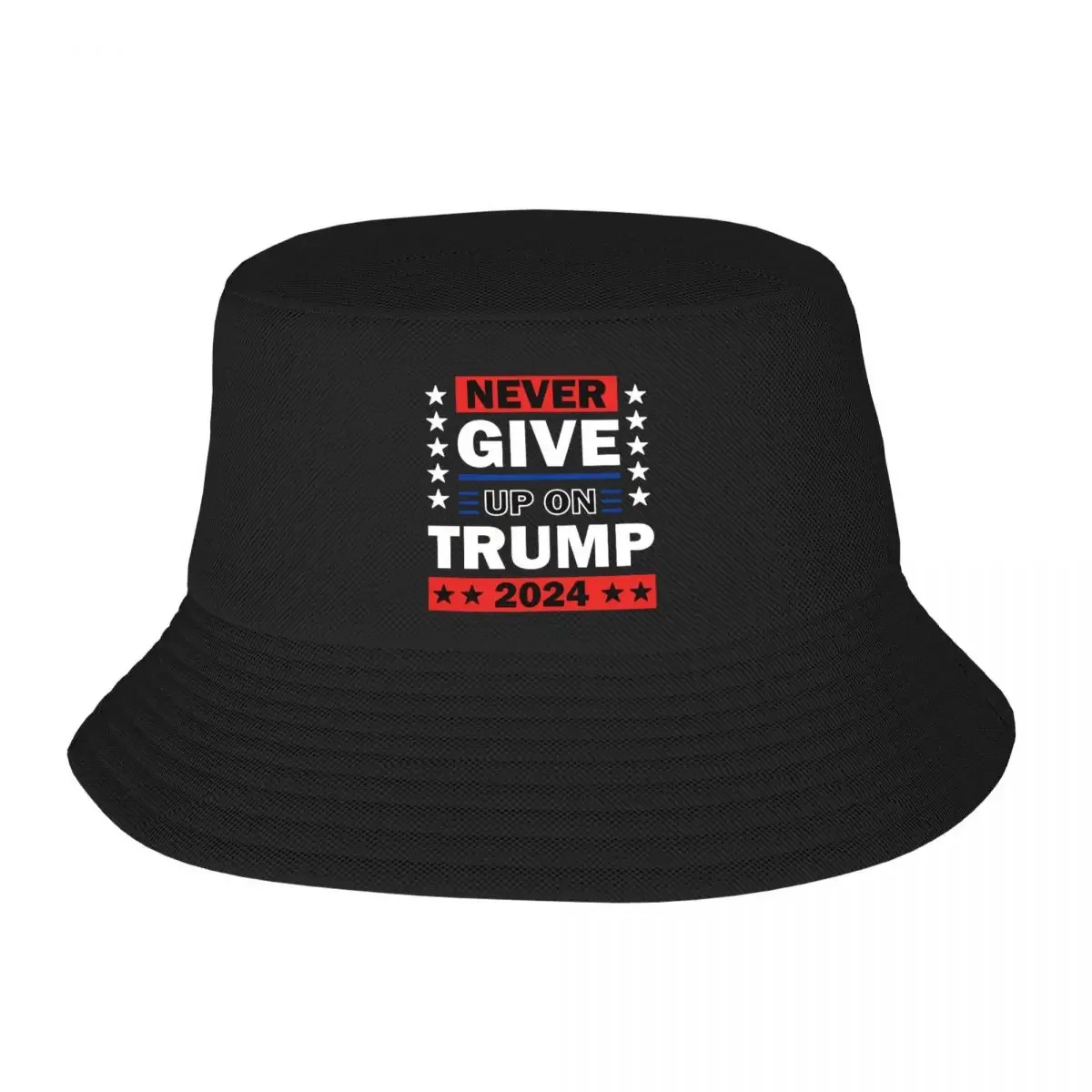 

Custom Nener Givp Up On Trump Bucket Hat Women Men Outdoor Sun Summer Fishing Cap
