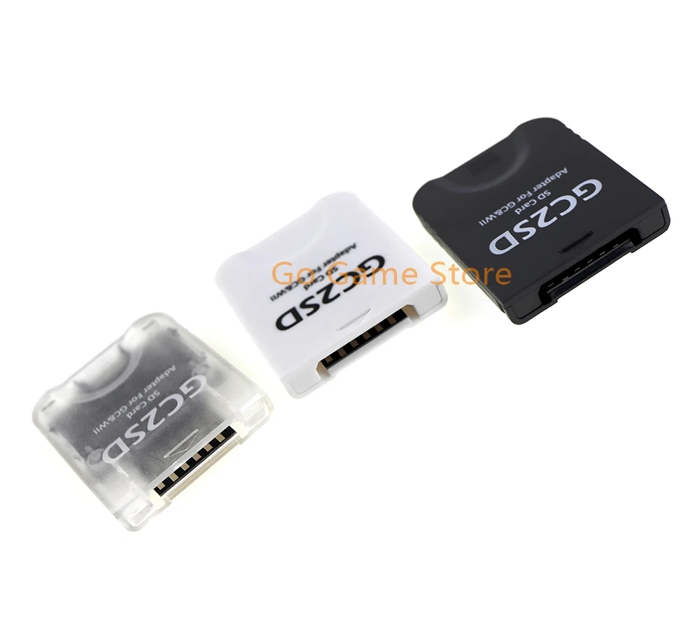 20pcs For NGC WII Universal Card Reader Nintendo GameCube Wii GC2SD TF Card Reader Memory Card Adapter For NGC Wii Game Console
