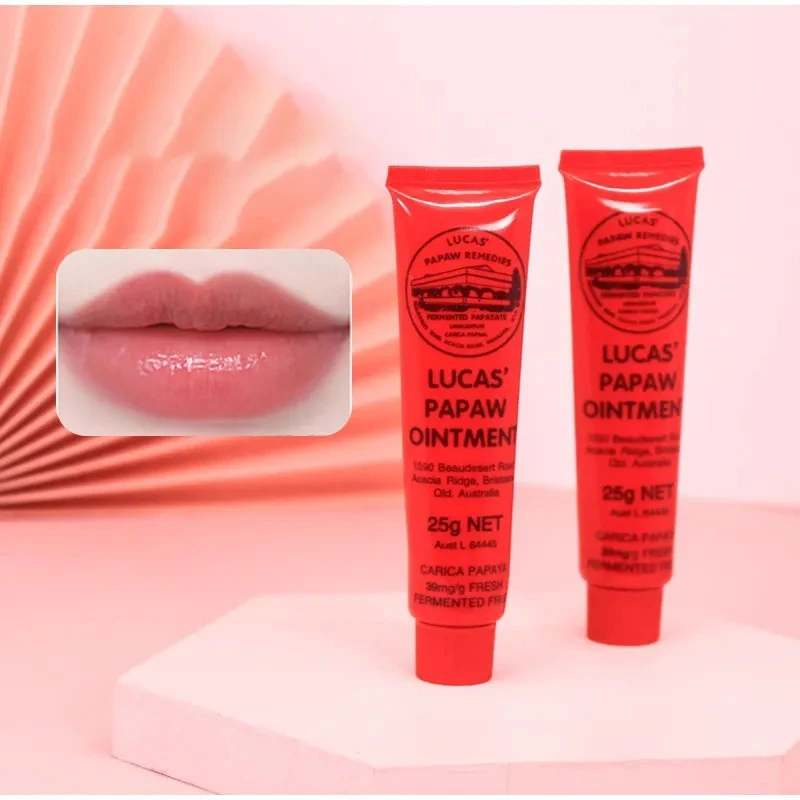 18PCS AU Lucas Papaw Ointment Rash ครีม Lip Balm Wound Skin Care มะละกอซ่อมแซมผิว Papaw ครีม Lucas น้ํามัน 25g