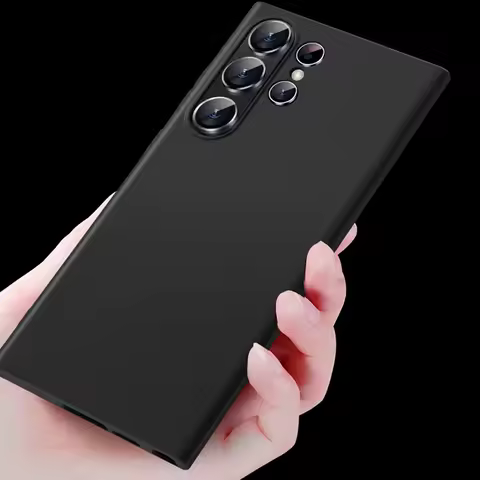 Luxury Matte Silicone Soft Case For Samsung Galaxy S24 S23 S22 S21 S20 Note 20 Ultra FE Plus S10E S9 S8 S10 Plus Lite Back Cover