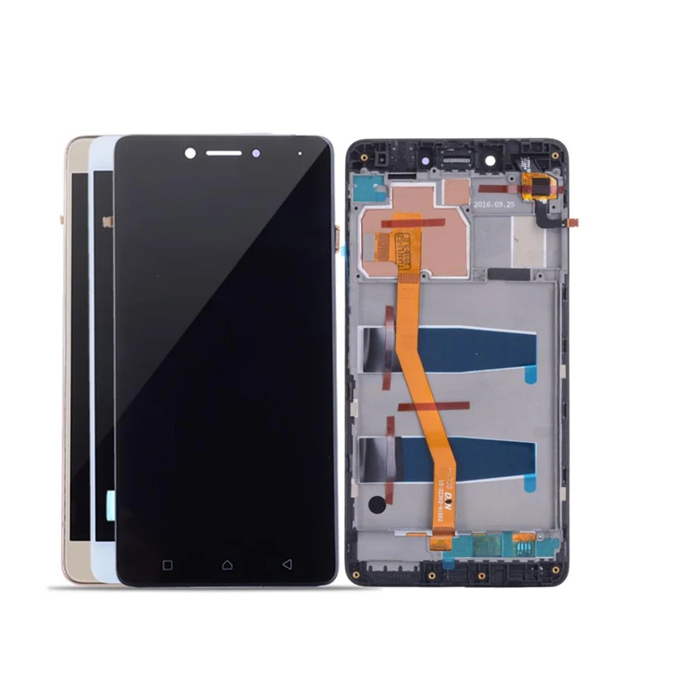 5.5 Inch For Lenovo K6 Note K53a48 Full LCD Display Digitizer Touch Panel Screen Assembly with Frame Free