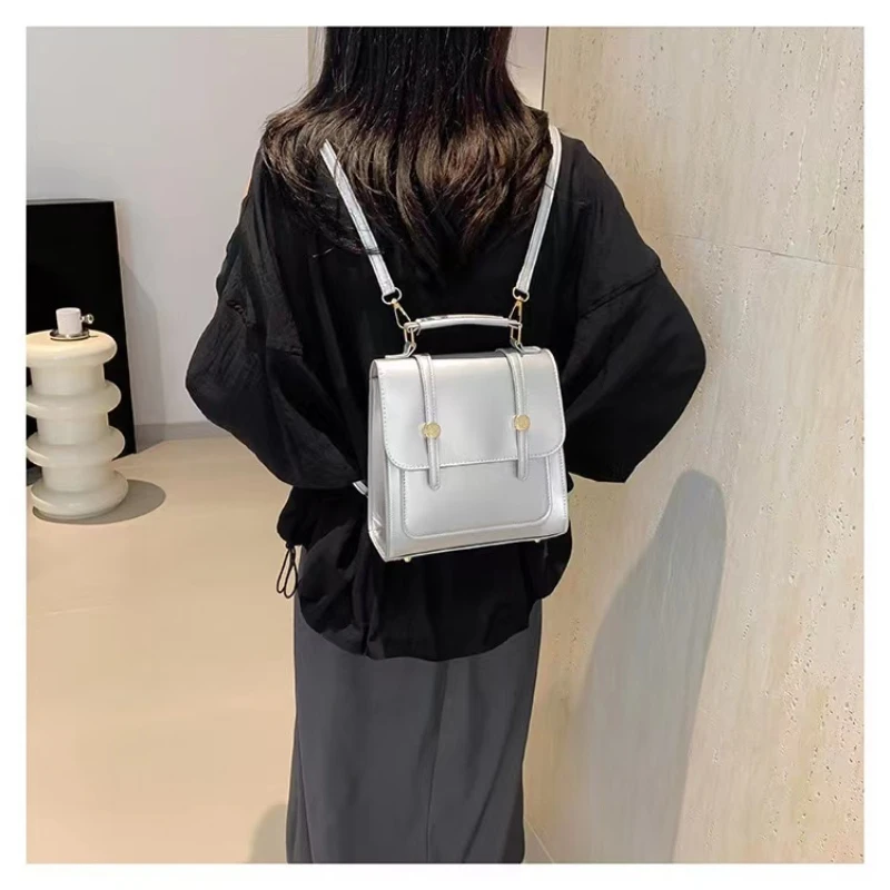 Backpack Purse For Women Fashion Ladies Vintage Bag Casual College Travel Backpacks Large bag Brown JK match Shoulder Bags Woman