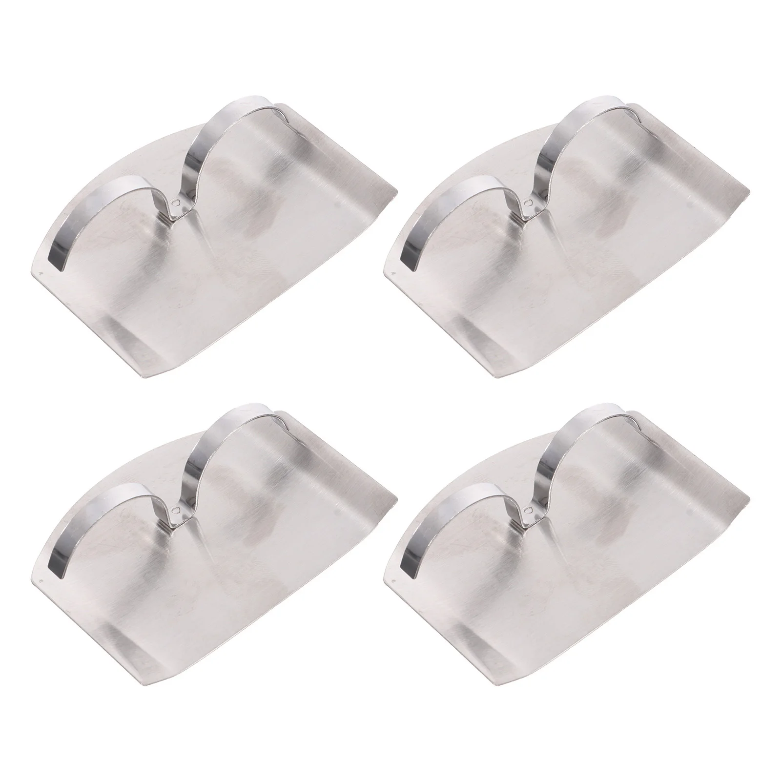 

4Pcs Stainless Steel Finger Guard Two-Finger Design for Food Preparation Safe Vegetable Fruit Slicing Cutting Protector