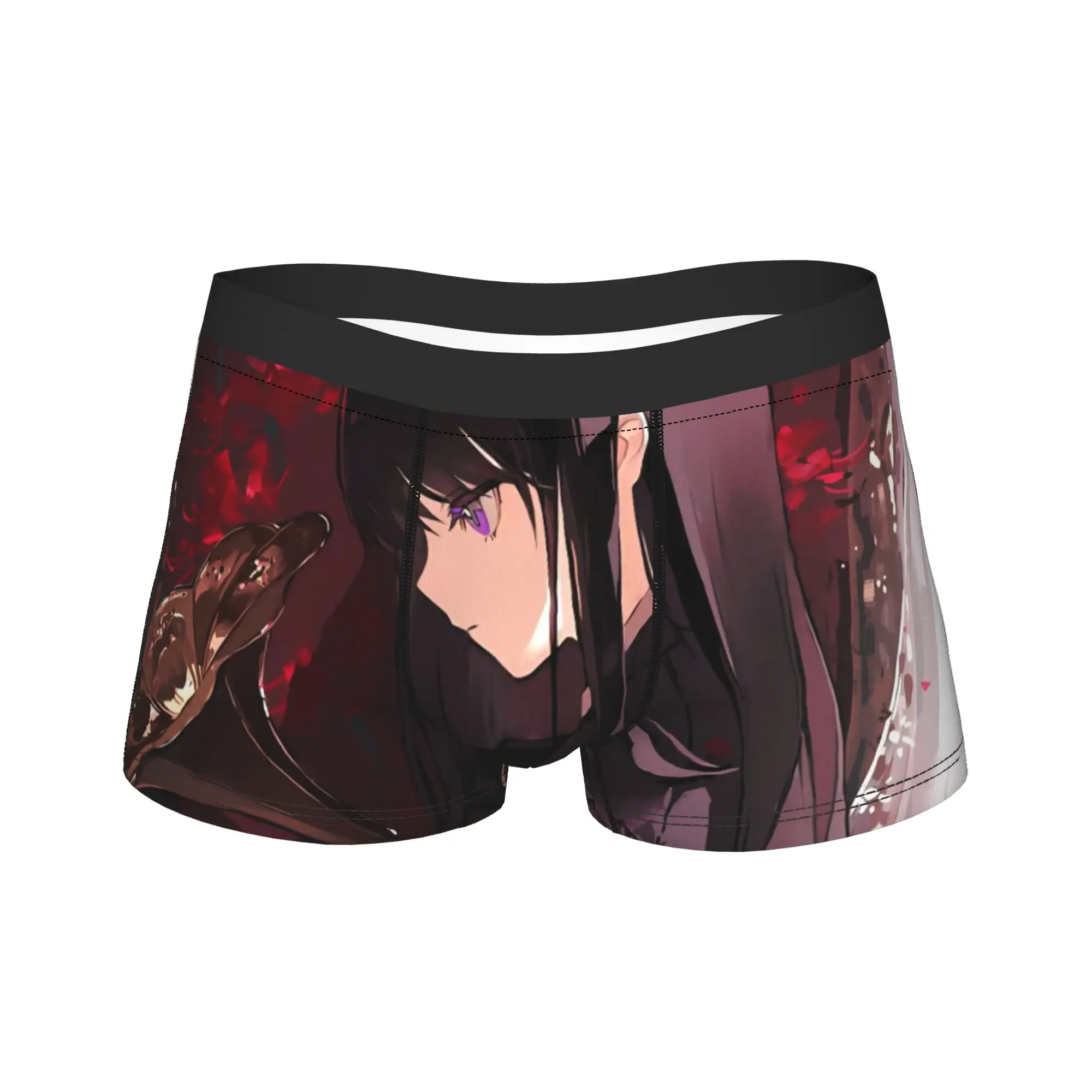 

Боксеры с принтом Puella Magi Madoka Magica, шорты, трусы, мужское нижнее белье, трусы Akemi Homura для Homme, большие размеры