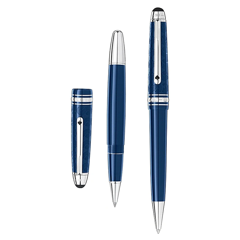 luxury 80 Days Around The World blue / Black 145 MB Ballpoint pen / Roller ball pen / Fountain pen fashion Ink pens No Box