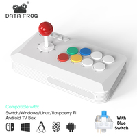 DATA FROG Y5A Arcade Console Joystick Suitable for Switch Android iOS Windows Arcade Fight Stick Support Wireless Bluetooth