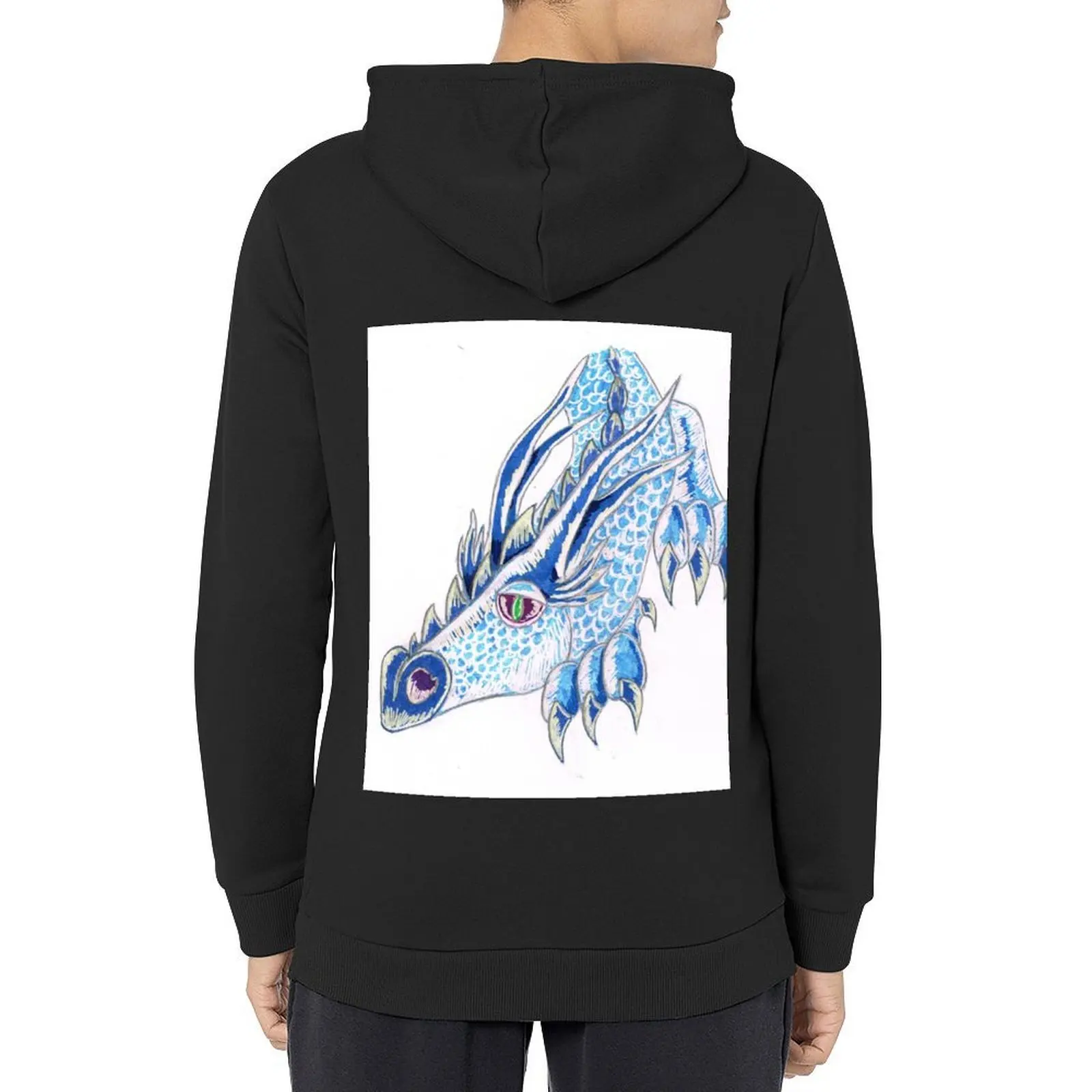 

ice dragon Hoodie men's clothes men's clothing autumn jacket men mens clothing hoodie man