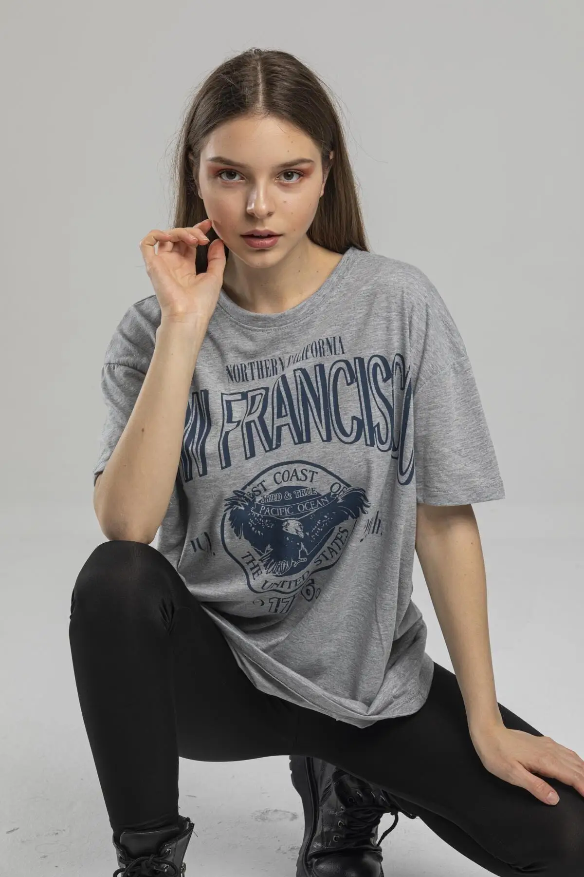 Women's San Francisco Tshirt Casual Fashion Items Street Sports Style Wear Spring Summer Dresses New Year Combine