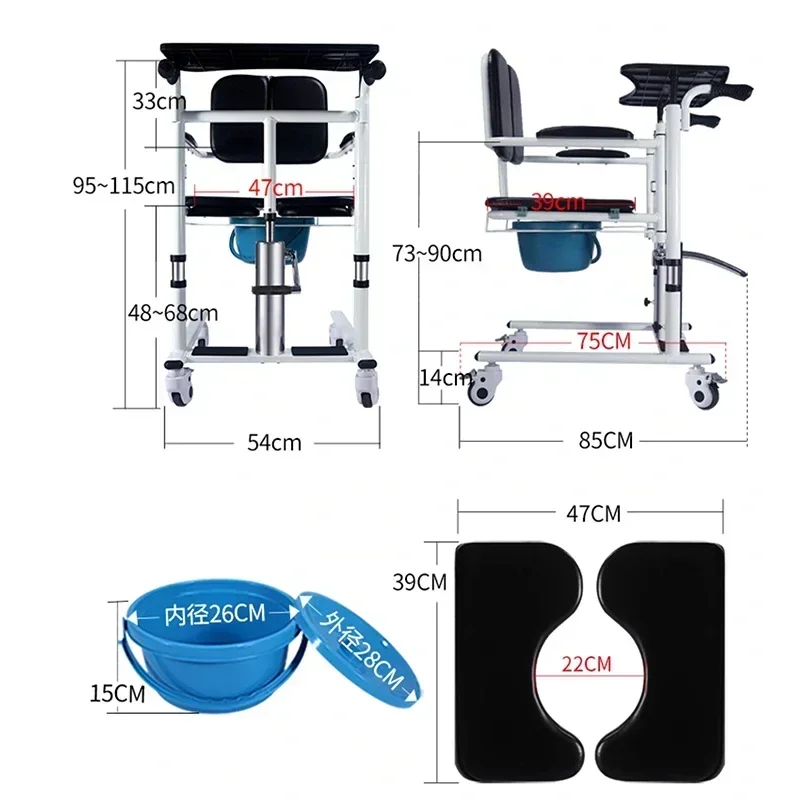 Multifunctional Elderly Transfer Grab Bars Nursing Device Transfer Machine Grab Bars Toilet Seat Chuveiro Disabled Accessories