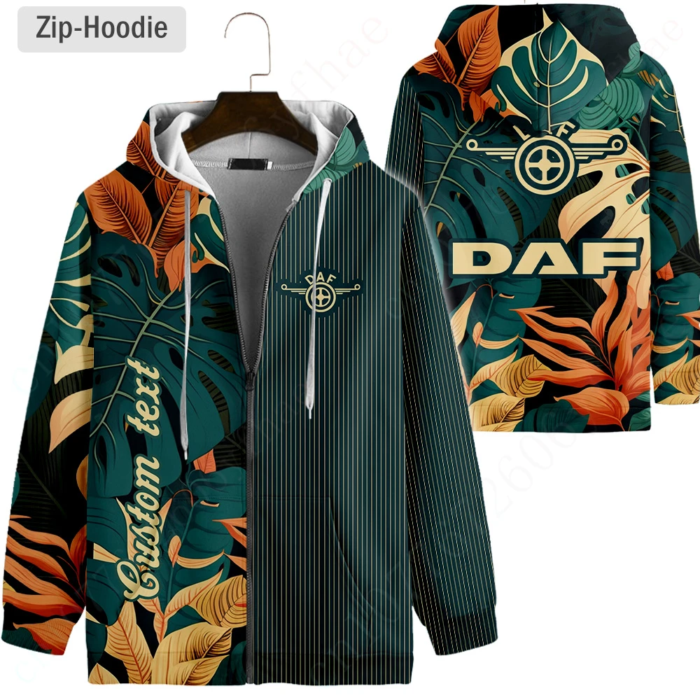 DAF-Unisex 3D Printing Anime Zip Hoodies, Essentials Pullover Top, Roupas Harajuku, Moletom Casual para Homens e Mulheres