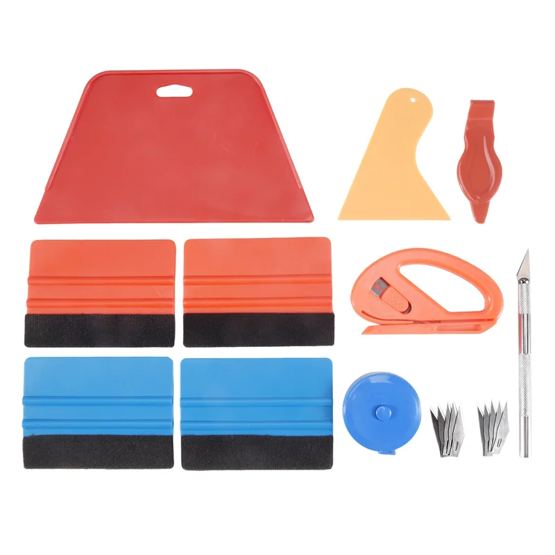 

20 Pcs Car Vinyl Wrap Tool Kit, Wrap Squeegee Wallpaper Smoothing Tool For Car Wrapping And Install Wallpaper