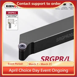 SRGPR1616 SRGPR2020 SRGPR2525 SRGPL2020 SRGPL2525 External Turning Tool SRGPR SRGPL Lathe Bar Turning Holder CNC Cutter Bar