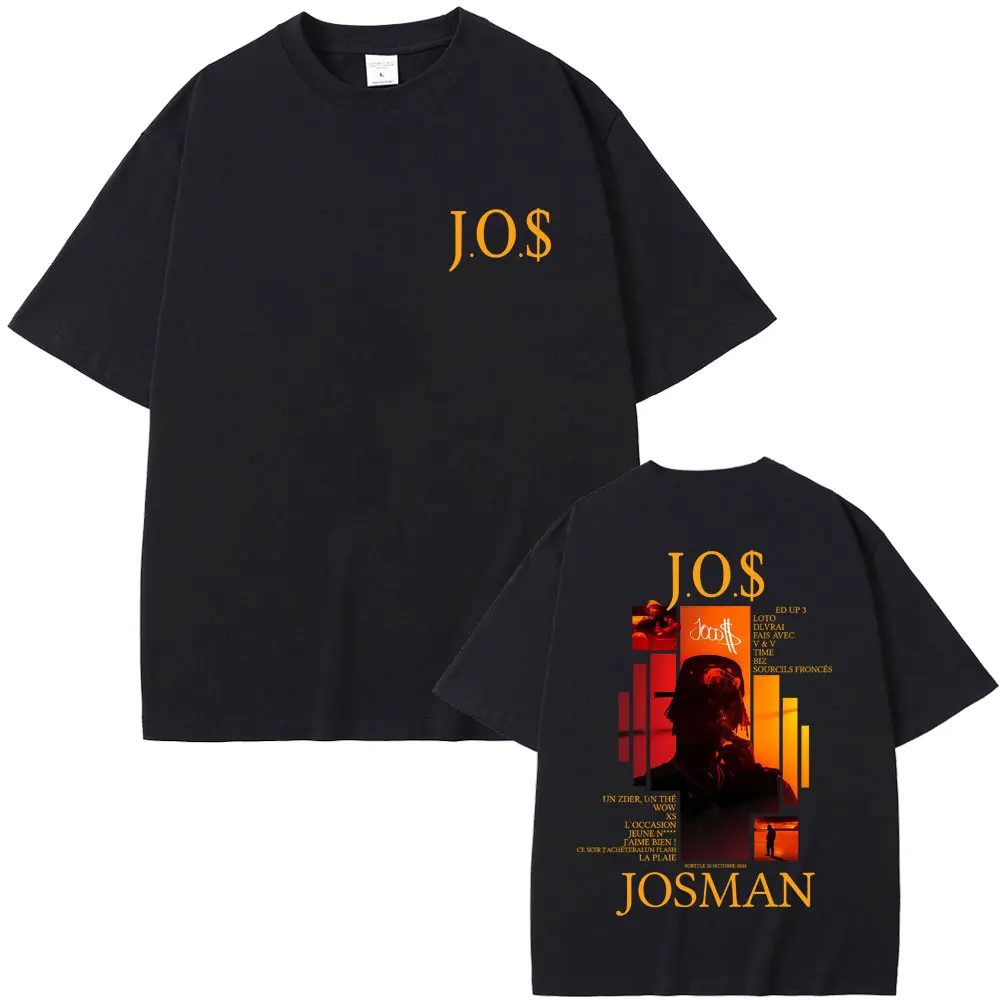 

Rapper Josman J.O.$ Album Graphic T-shirt Men Women Hip Hop Fashion Pop Music T-shirts Casual Cotton Vintage T Shirt Streetwear