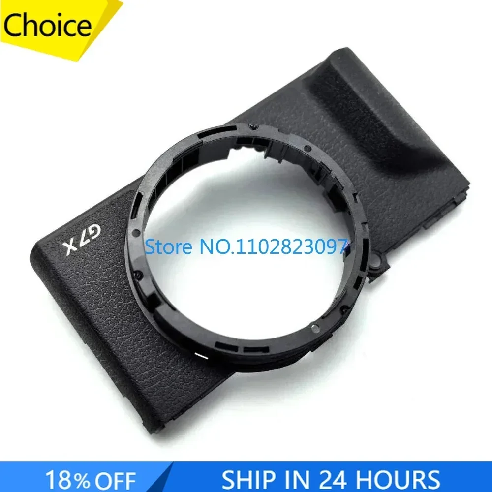 

Передняя черная панель корпуса с кольцом управления для камеры Canon G7X III G7X3, запасные части