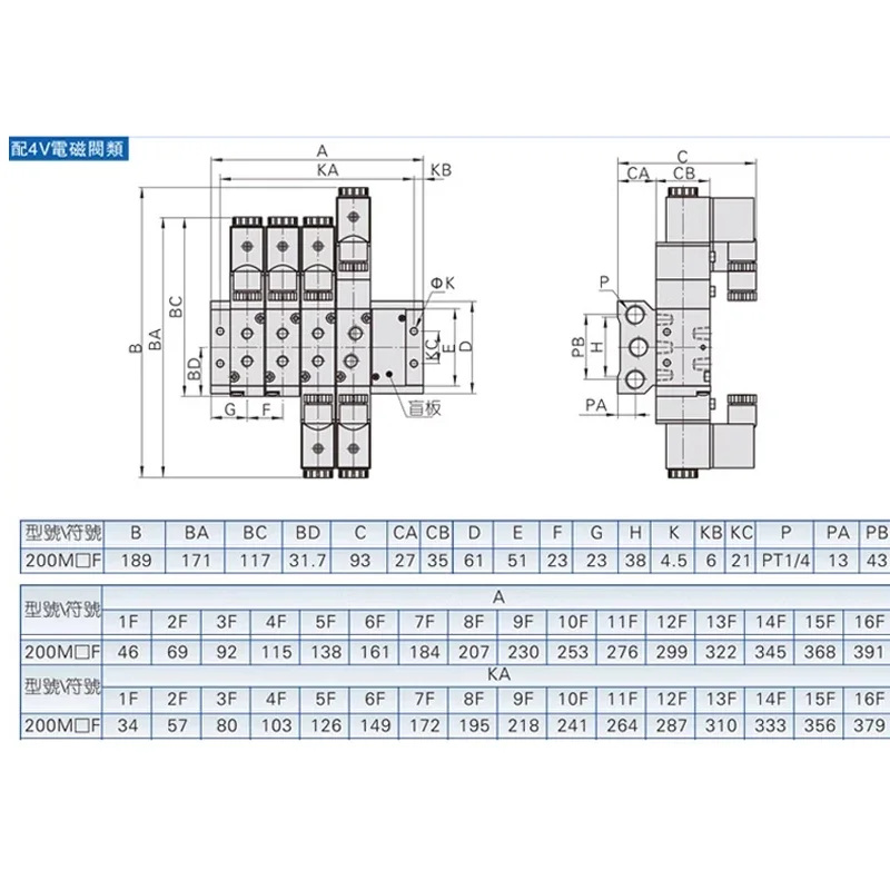 Électrovanne 4V220-08 Pneumatique — détail 3