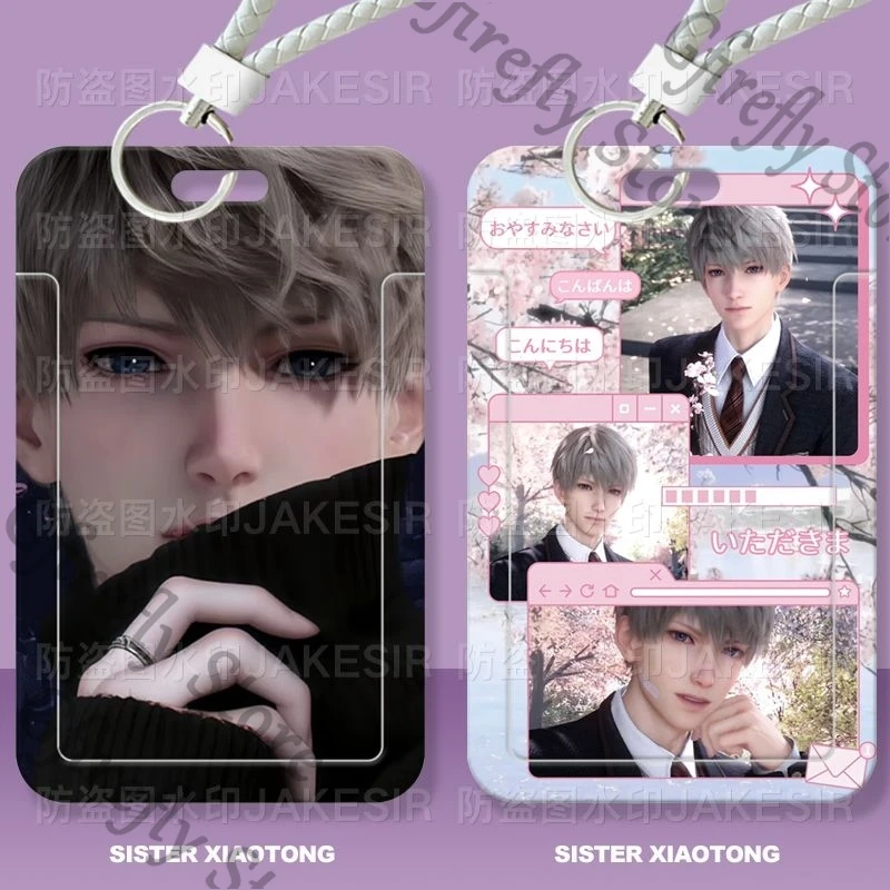 

Cutting Ferrule Love and Deepspace ID Bus Card Protective Jacket Ambitus Campus Sliding Closure Anime Guard Staple Xavier