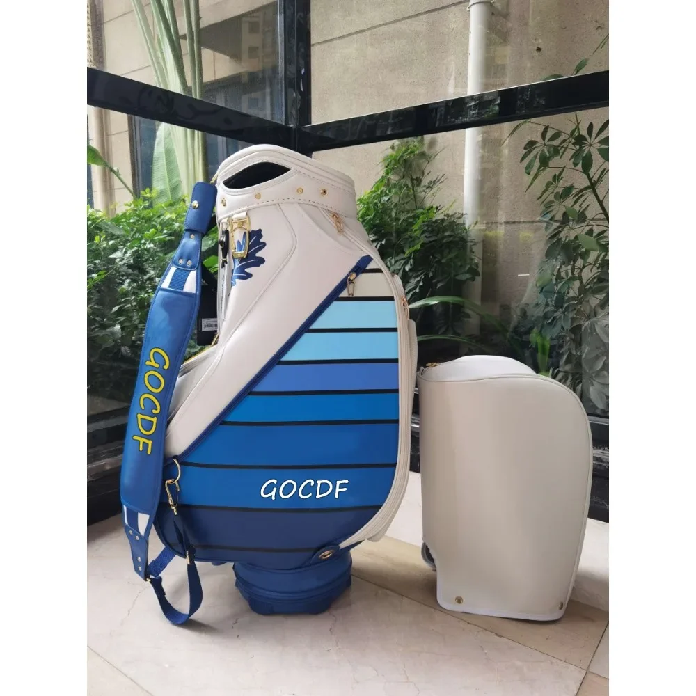 

2024 New Golf Bags Men's and Women's Caddie Bag Vertical Bucket 골프백